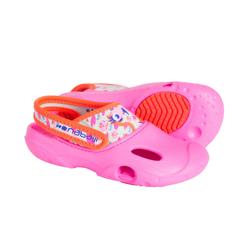 Bade-Clogs Kinder - 500 Tiger blau 