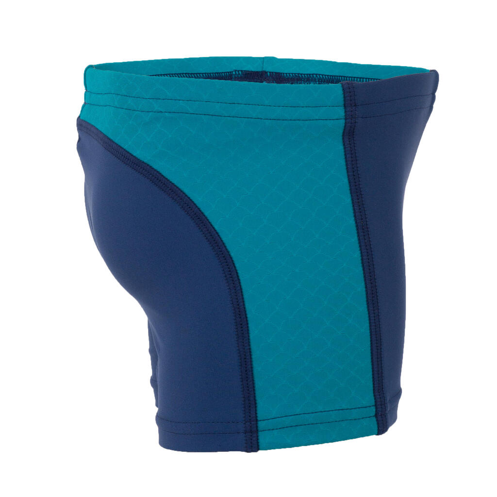 Boxer-Badehose Baby blau mit Einsatz