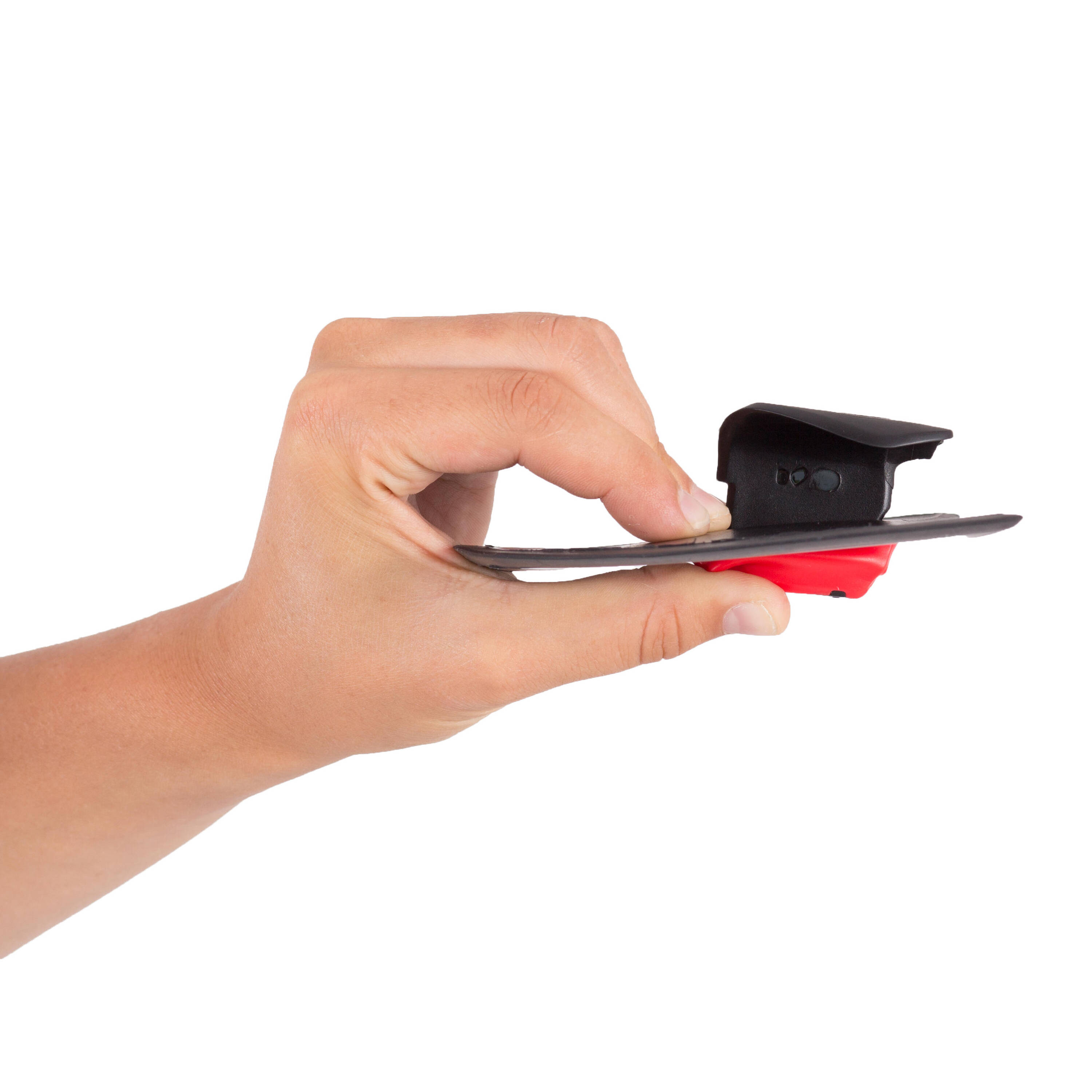 Swimming Finger Paddles 900 Strength Training & Ergonomic Design Black Red -  4