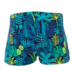 Baby / Kids' Swim Shorts - Blue Jungle Print