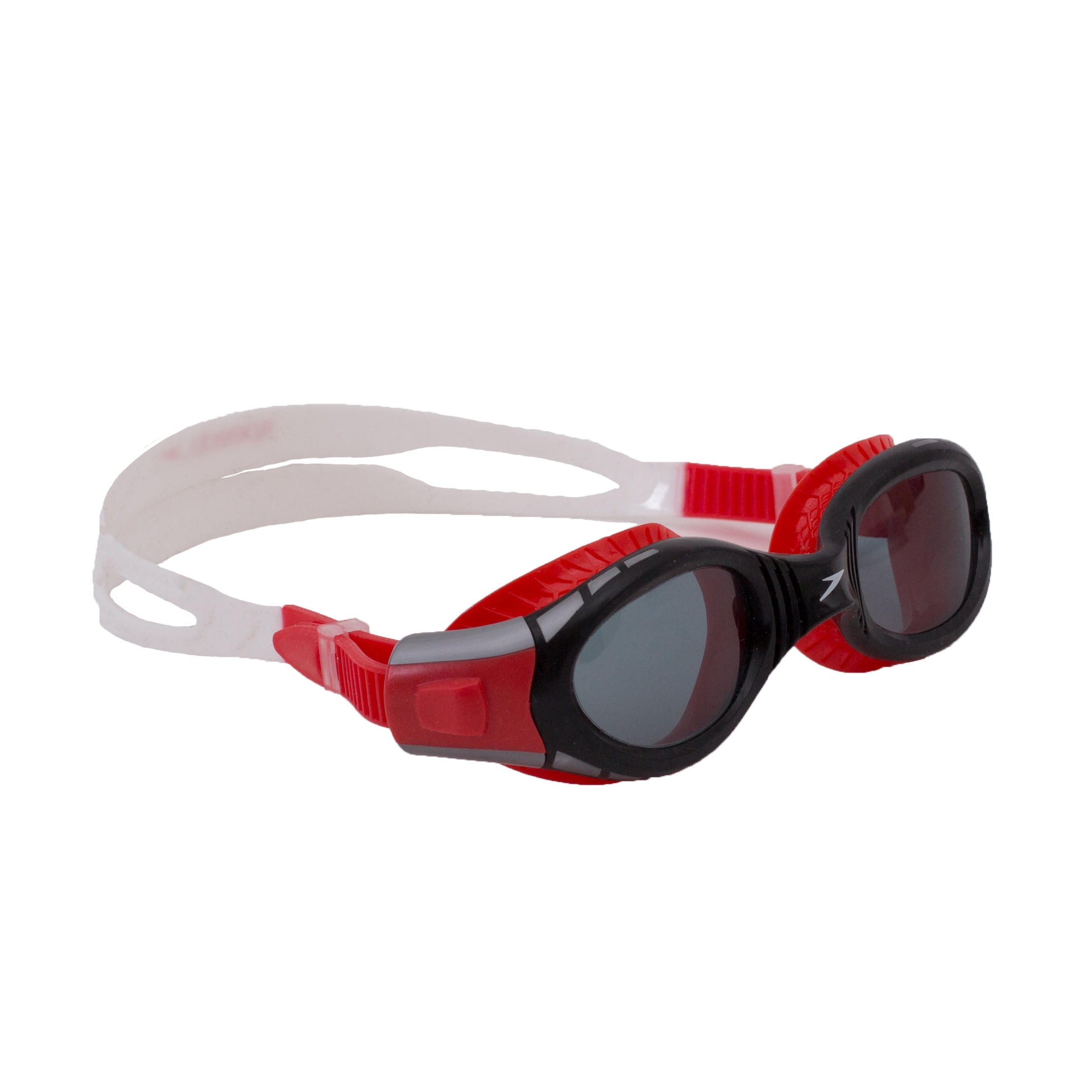 Occhialini nuoto viso piccolo FUTURA BIOFUSE nero-rosso 1/3