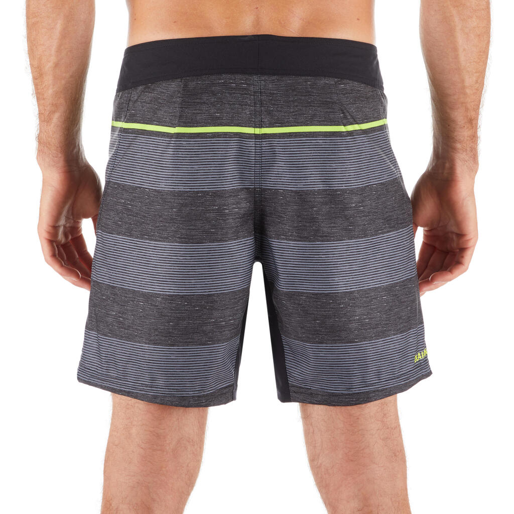 Surfing Short Boardshorts 500 summer grey