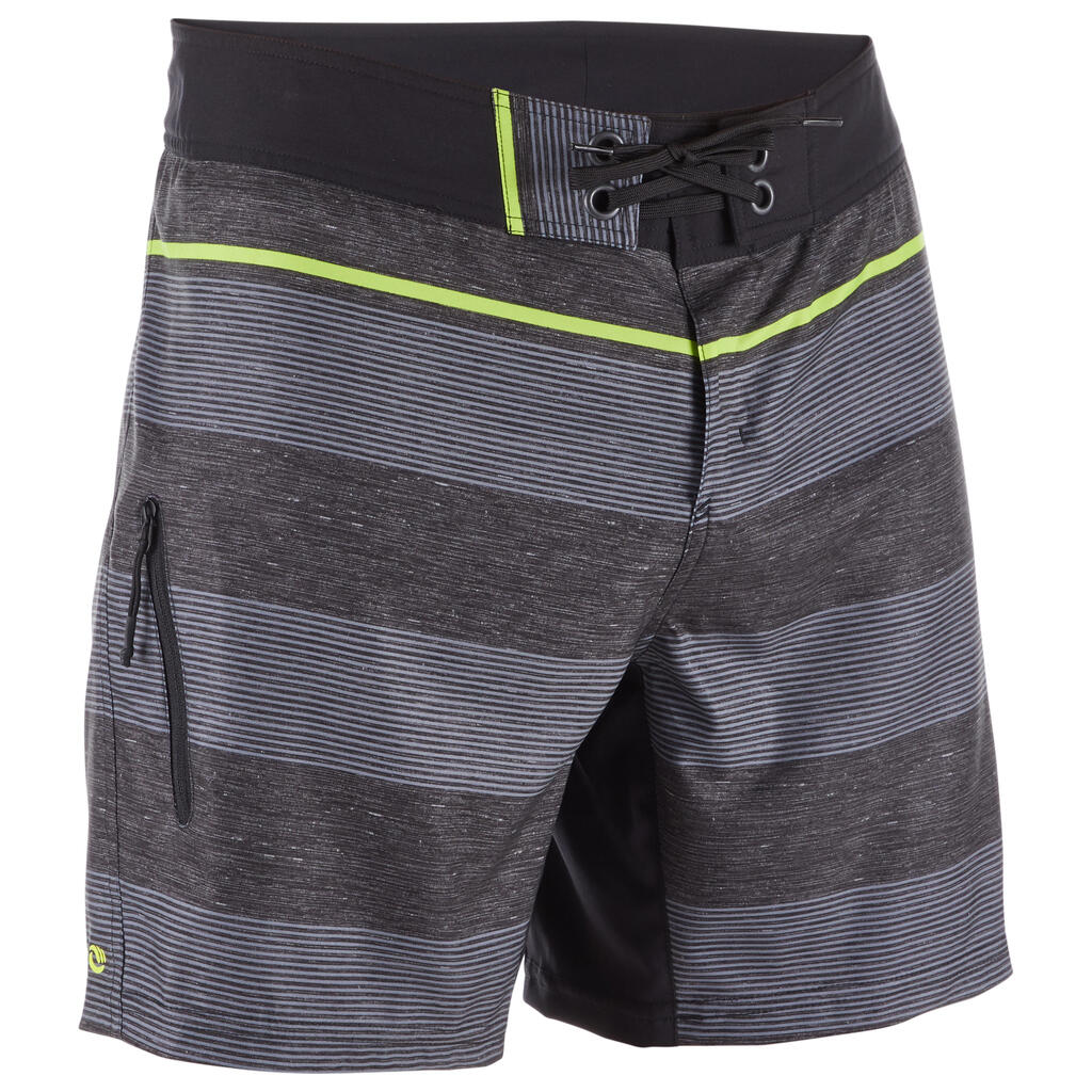 Surf boardshort court 500 shadow black