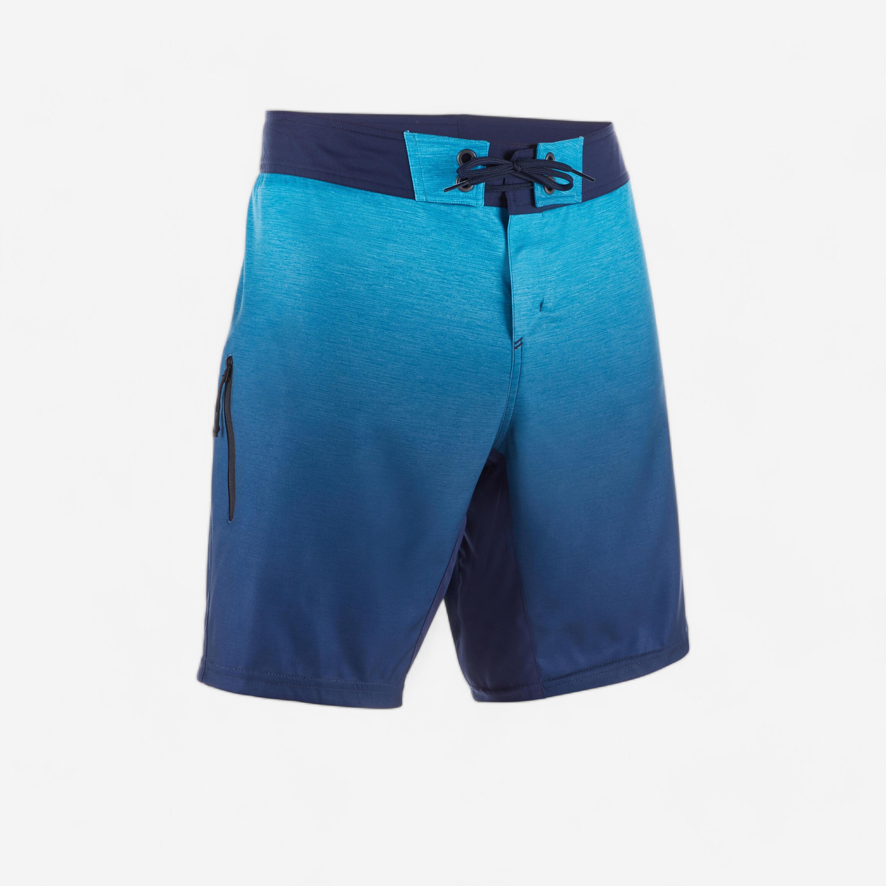 Pantaloncini da surf standard 500 blu sfumato