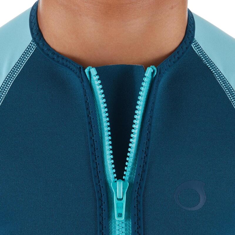 Top néoprène 1,5mm SNK 100 enfant turquoise