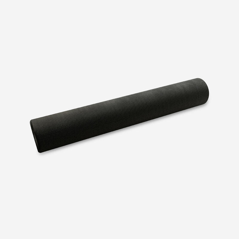 Foamroller lengte 90 cm diameter 15 cm zwart