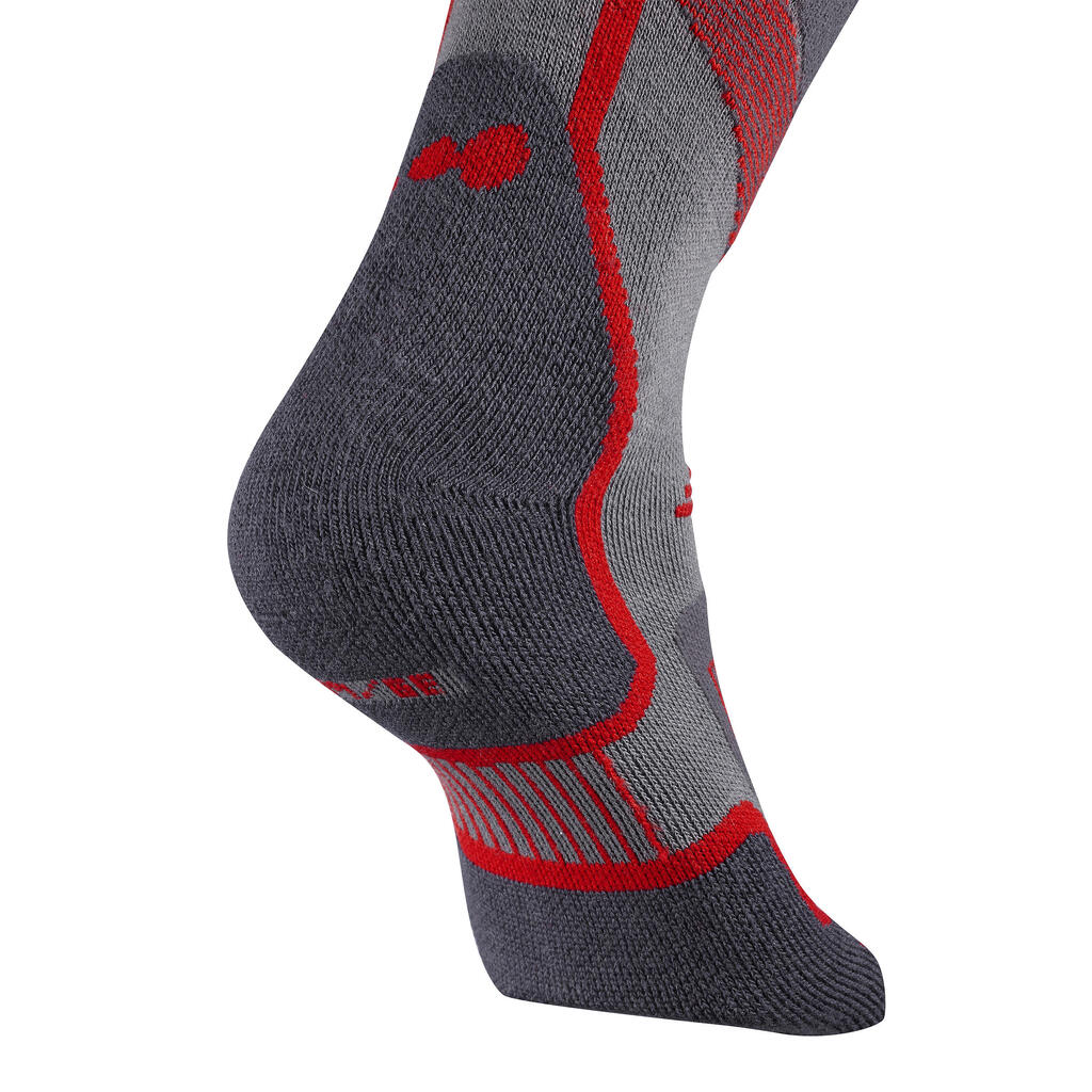 Adult Ski Socks 300 Blue Yellow