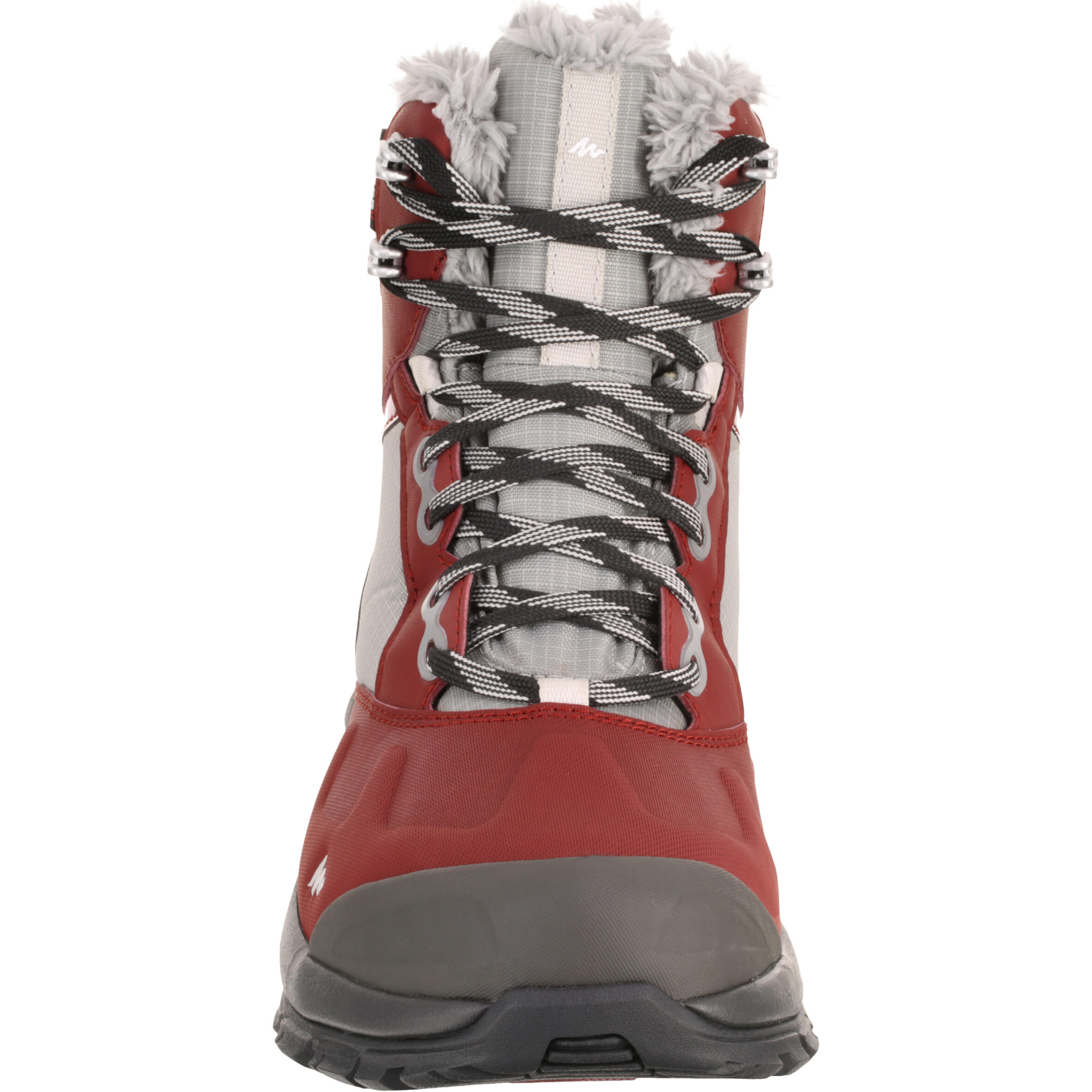 Forclaz 500 Waterproof Women'S Hiking Boots - Burgundy 4/16