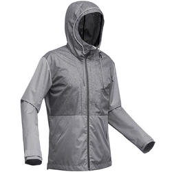 Chaqueta Montaña y Trekking Viaje Forclaz TRAVEL 100 compacta hombre gris