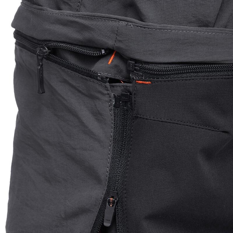 Pantalon modulable de trek montagne - TREK 500 gris foncé homme
