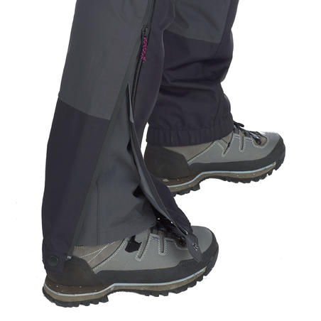 Верхние брюки водонепроницаемые для горного треккинга женские MT500