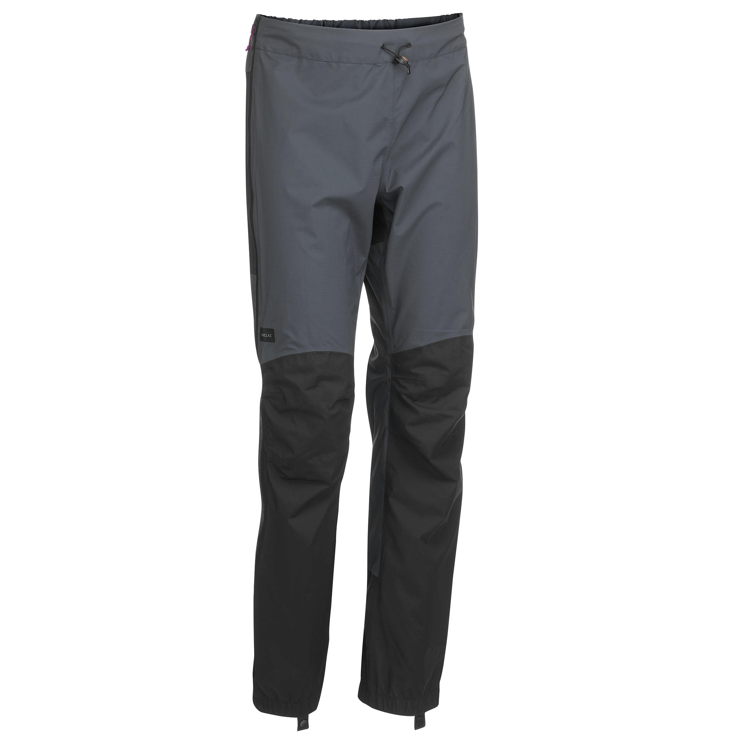 suprapantalon impermeabil trekking la munte MT500 Gri Damă