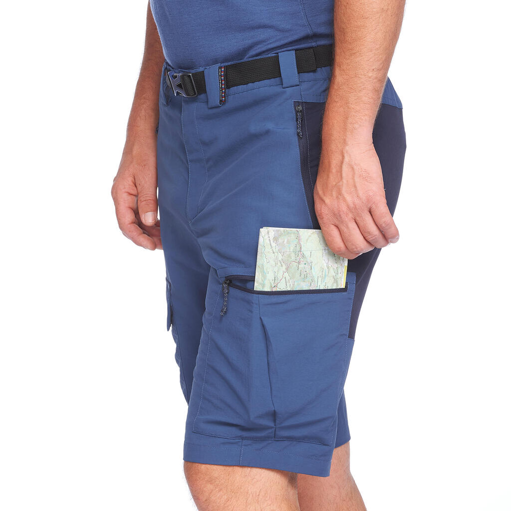 Trekkingshorts Trek 500 Herren blau