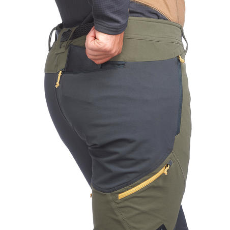 Чоловічі штани TREK900 для гірського трекінгу - Хакі