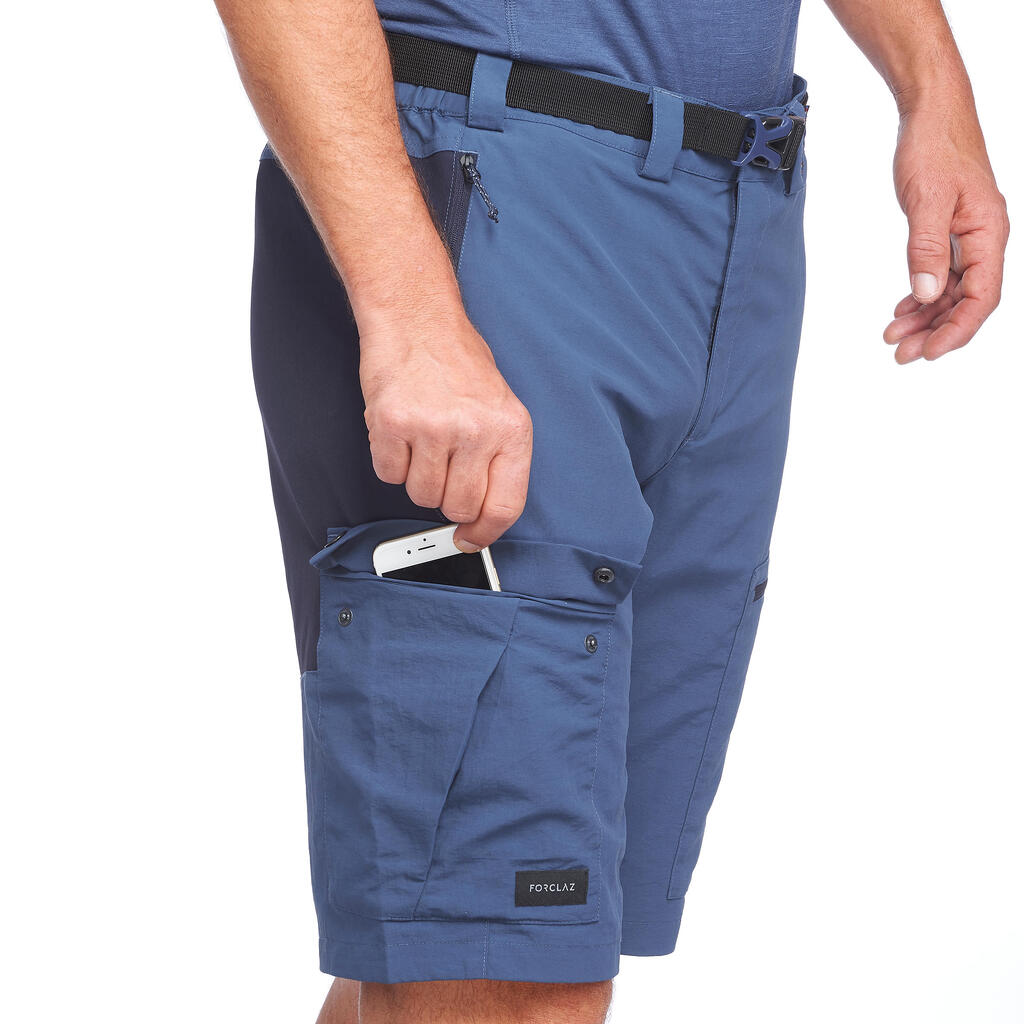 Trekkingshorts Trek 500 Herren blau