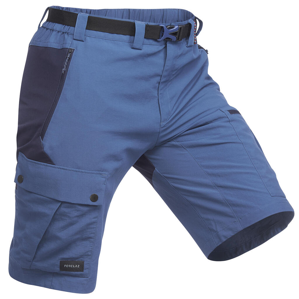 Trekkingshorts Trek 500 Herren blau