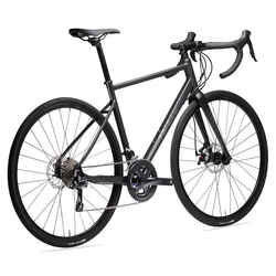 Landsvägscykel cykelturism TRIBAN RC500 skivbromsar svart
