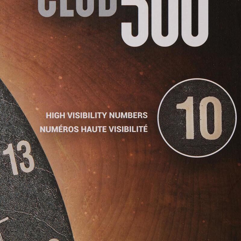 Céltábla dartshoz, acélhegyű nyilakhoz, Club 500