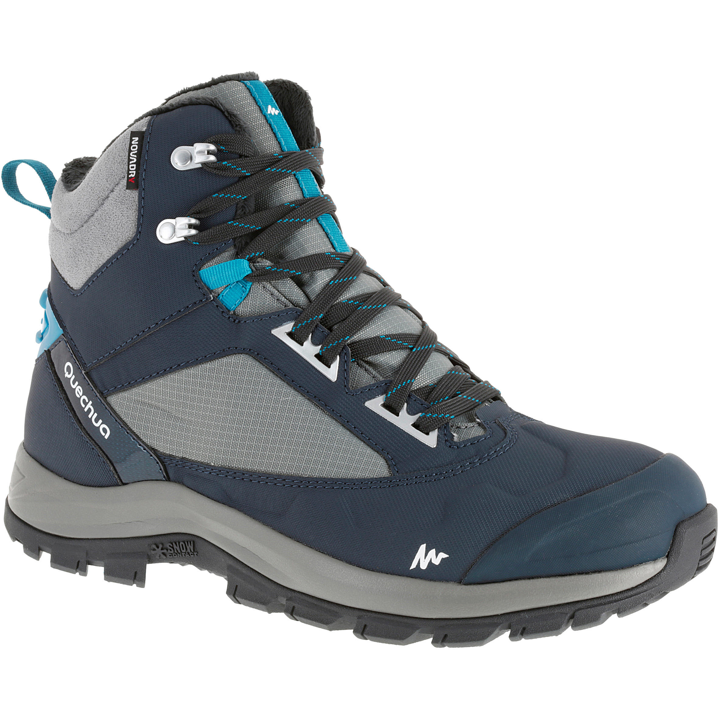 QUECHUA Forclaz 500 Warm Waterproof Men's Hiking Boots - Blue