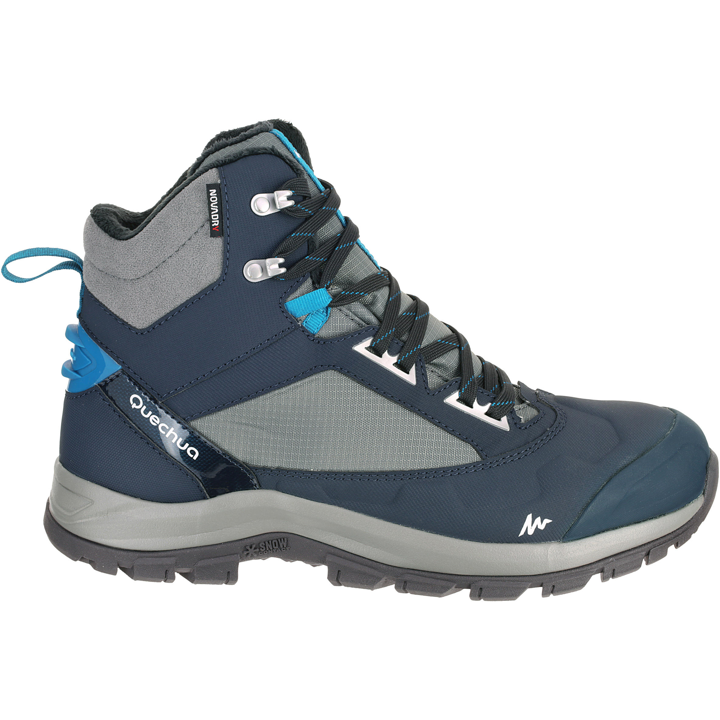 Forclaz 500 Warm Waterproof Men's Hiking Boots - Blue 2/15