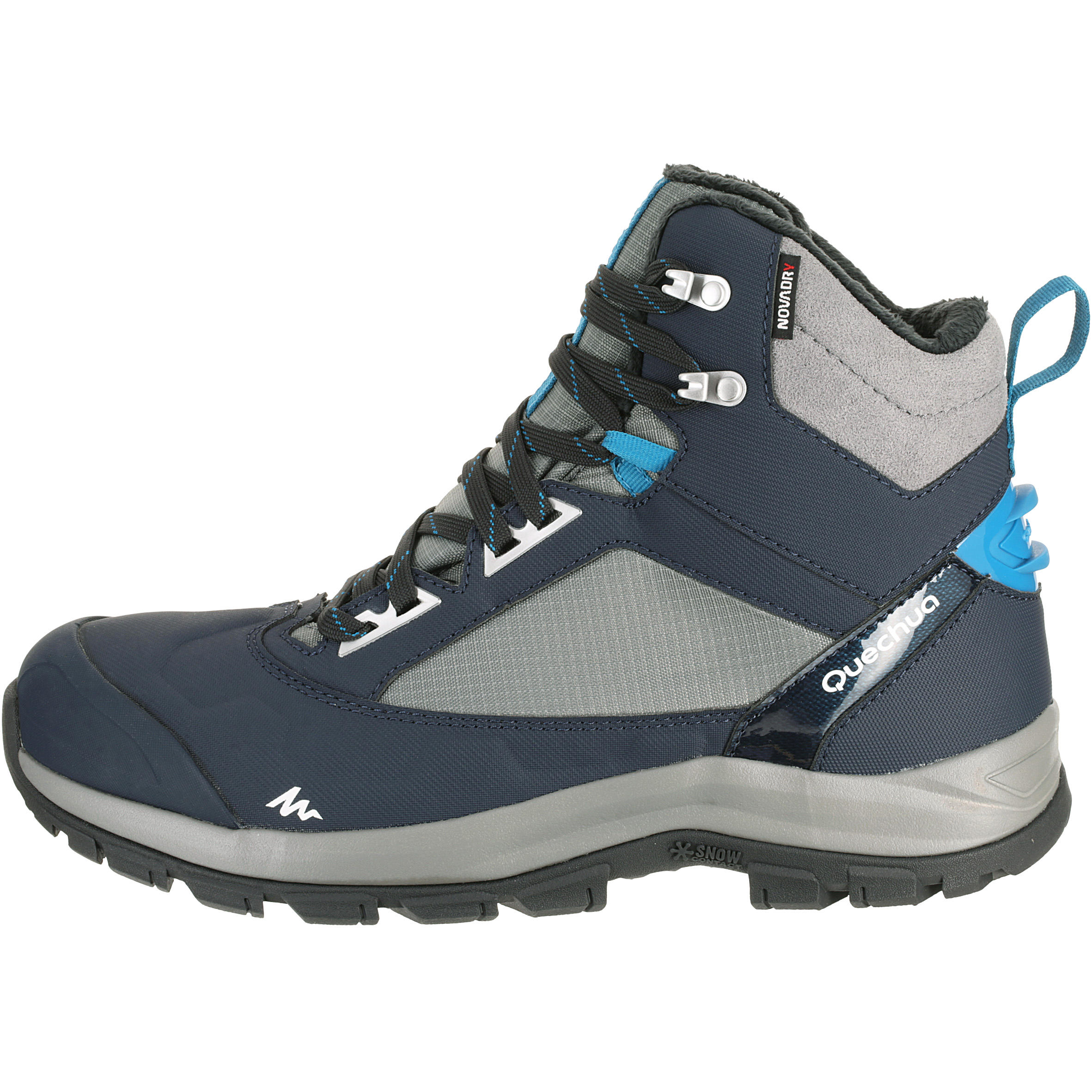 Forclaz 500 Warm Waterproof Men's Hiking Boots - Blue 6/15