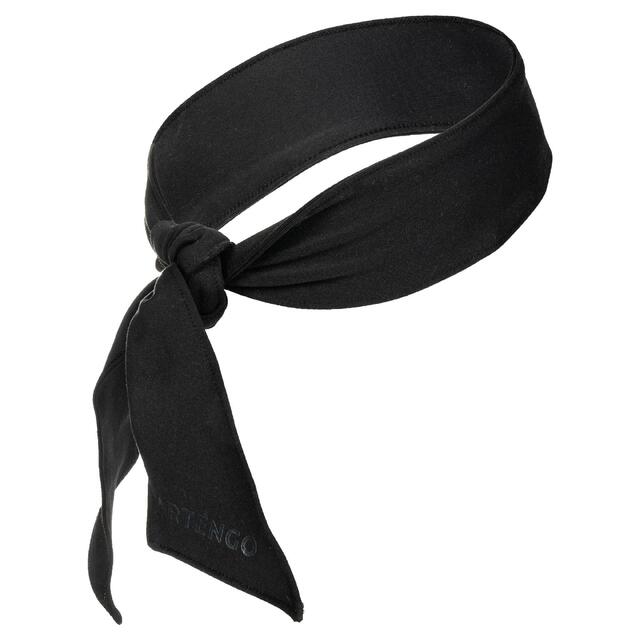 Stirnband Bandana Tennis schwarz
