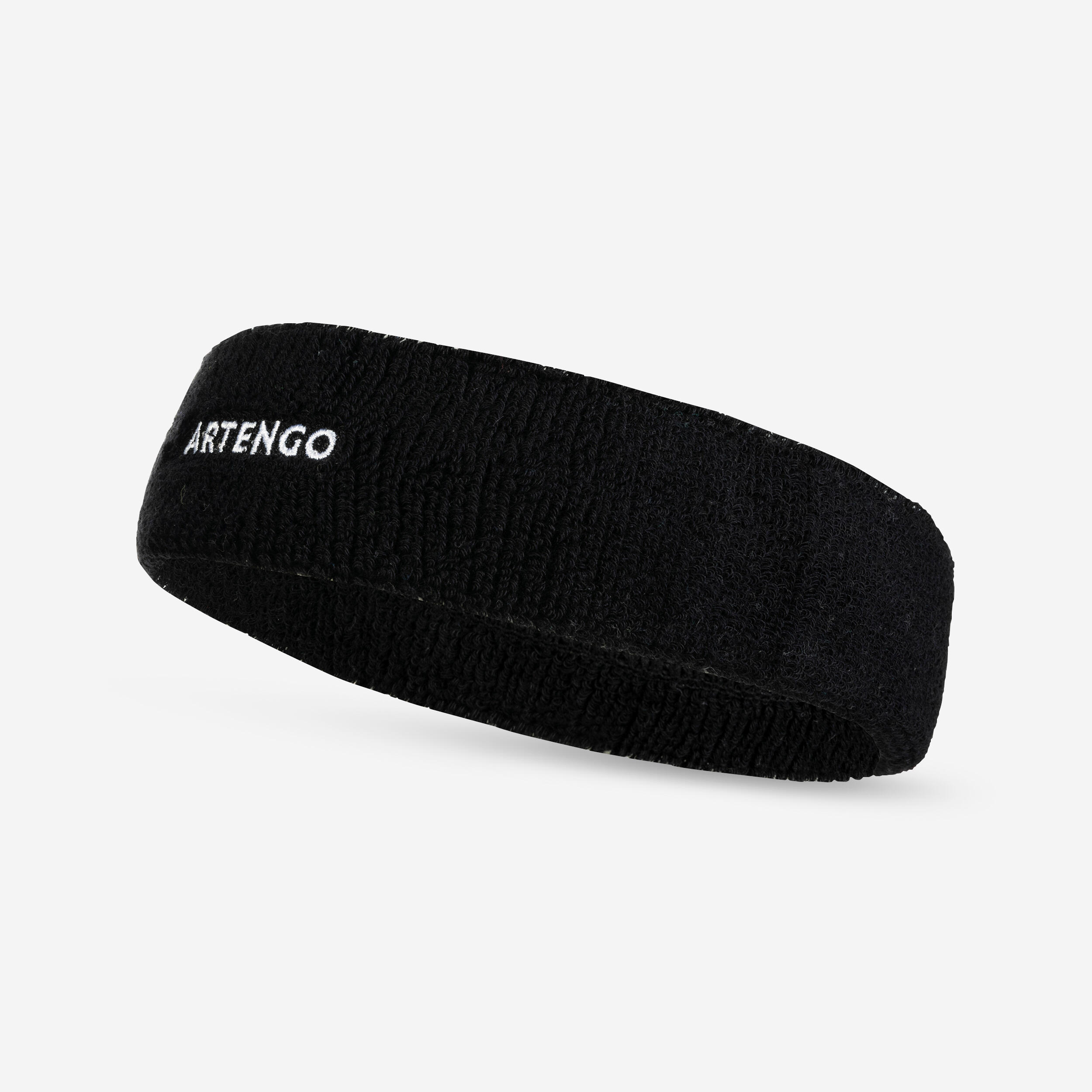 TENNIS HEADBAND ARTENGO TB 100 BLACK