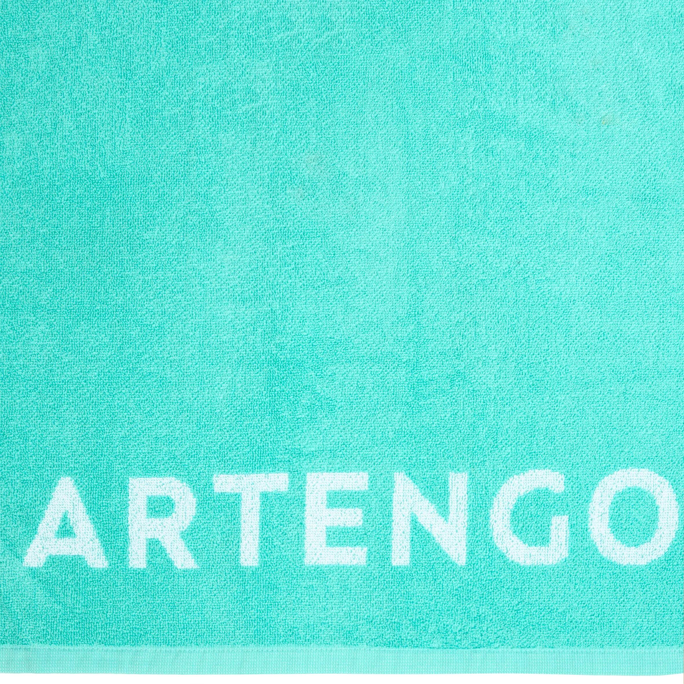 Tennis Towel TS 100 - Turquoise/White 2/3