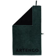 RUČNIK ZA SPORTOVE S REKETOM 100 INDIGO KAKI/CRNI