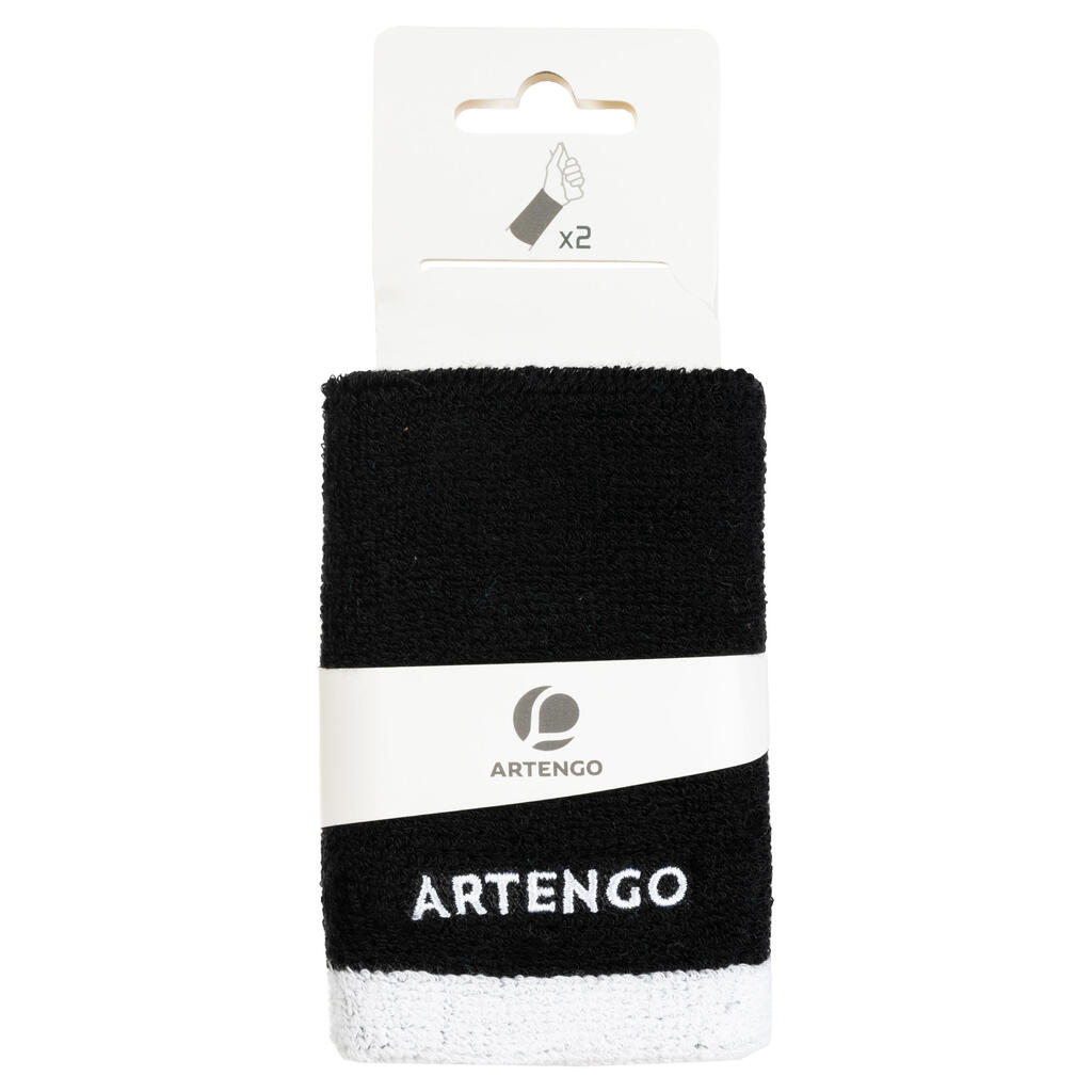 POIGNET TENNIS ARTENGO TP 100 XL BLANC NOIR