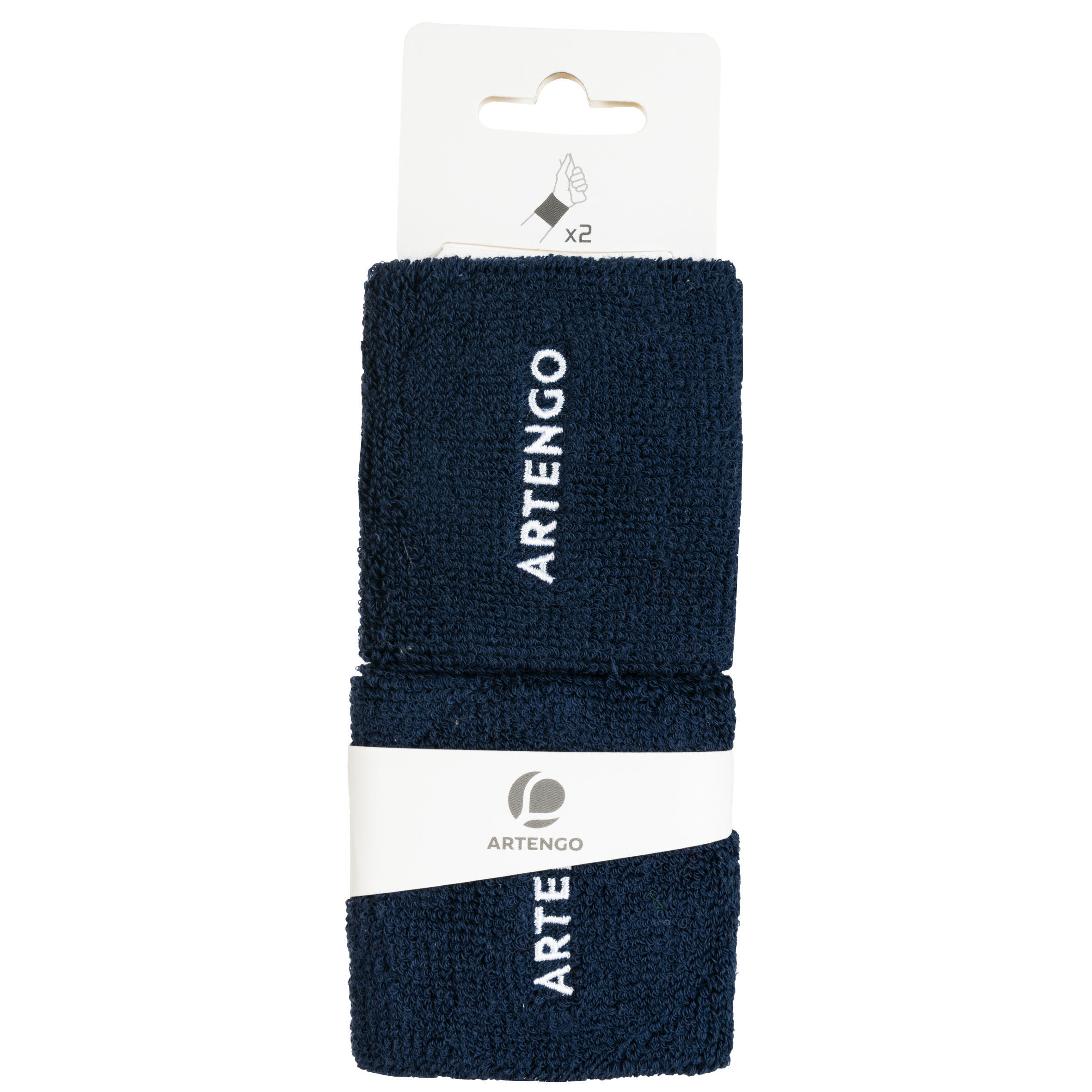 TP 100 Tennis Wristband - Navy 4/4