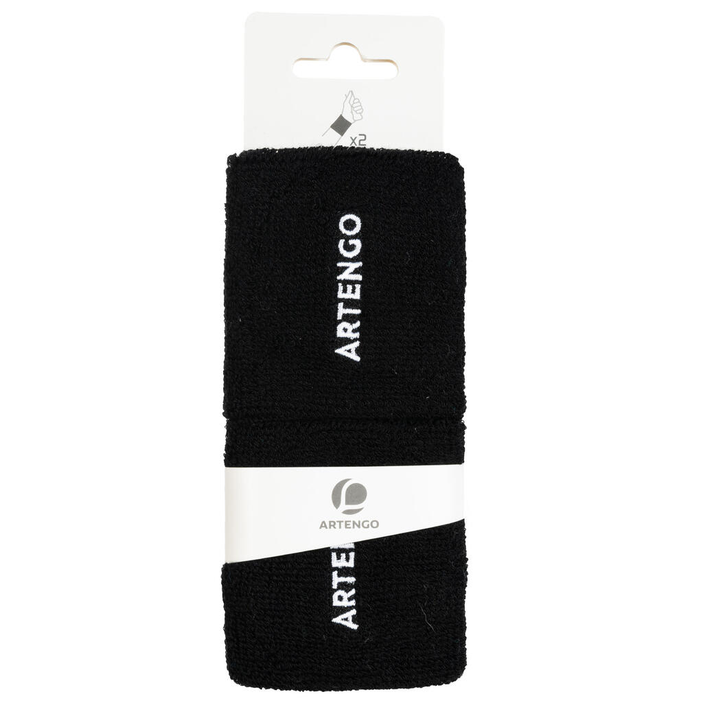 TP 100 Tennis Wristband - Black