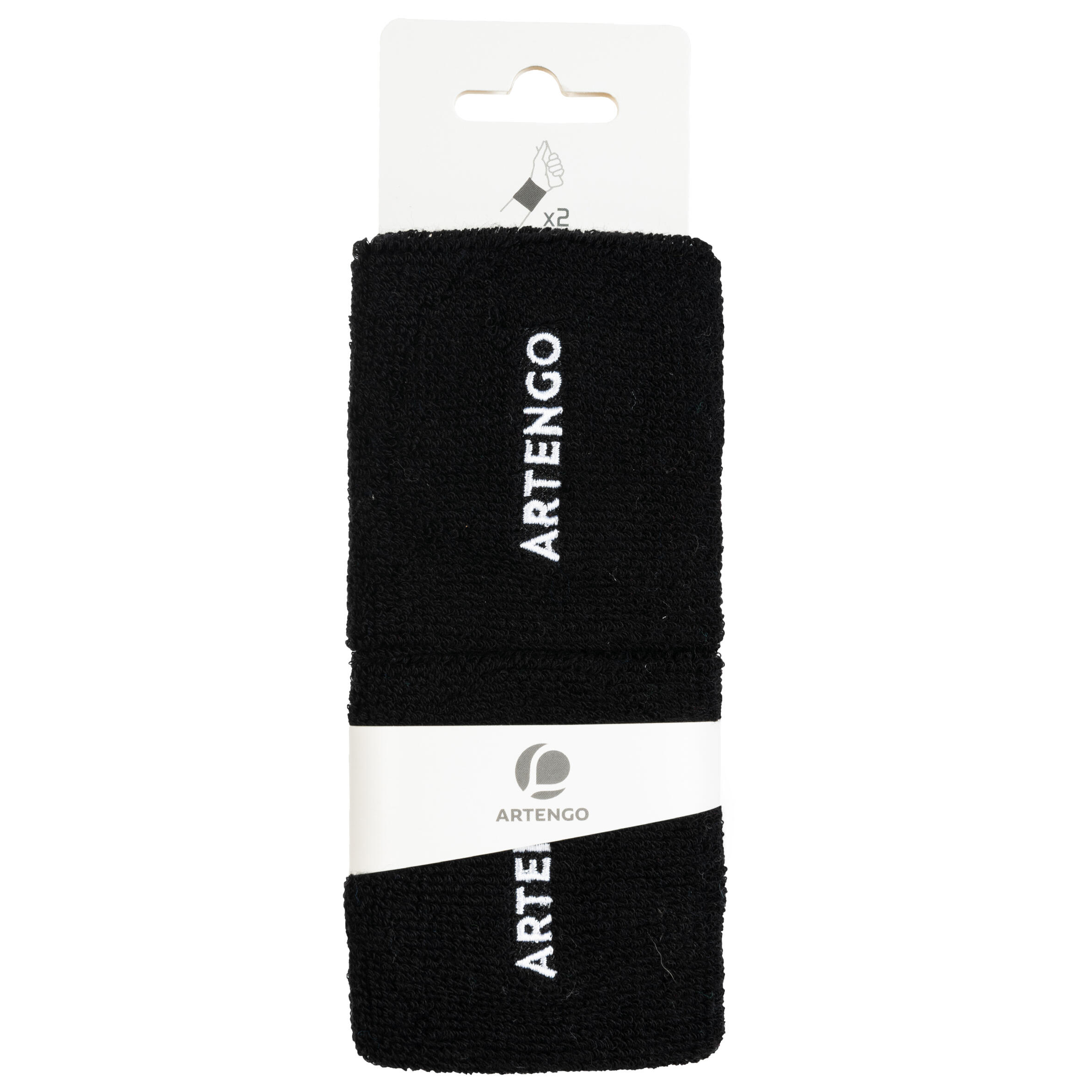 TP 100 Tennis Wristband - Black 5/5