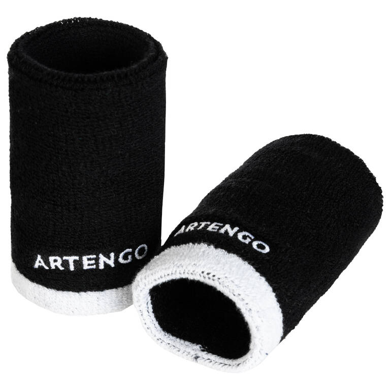 TP 100 XL Tennis Wristband - Black/White