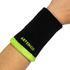 Tennis Wristband TP100 XL Black and Yellow