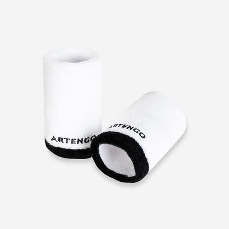 Svettband för handled Tennis TP 100 XL vit/svart