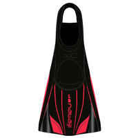 סנפירים לשחייה חזקים וארוכים TOPFINS 900 - שחור אדום