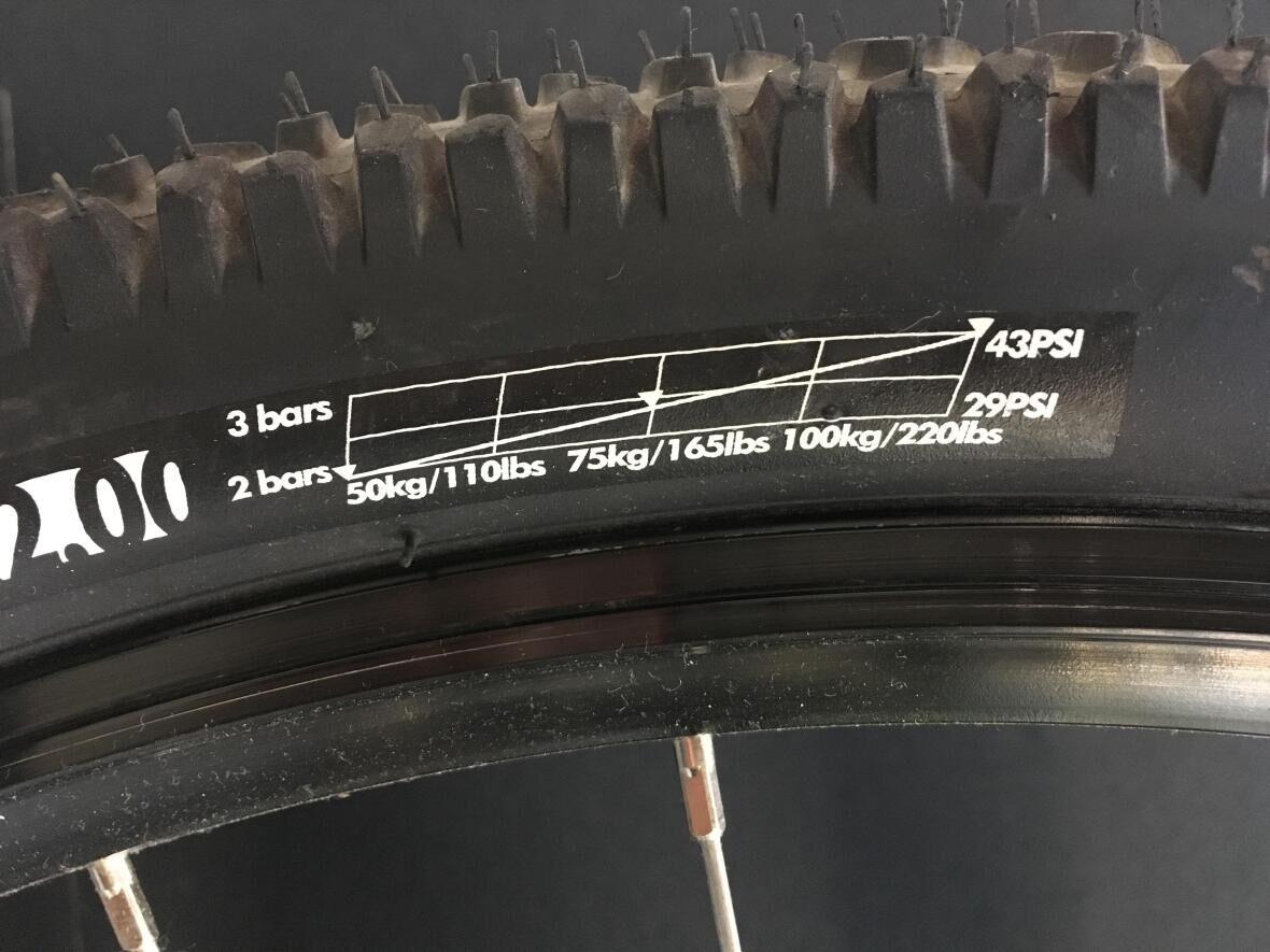 Pressão dos pneus da BTT ROCKRIDER ST 100