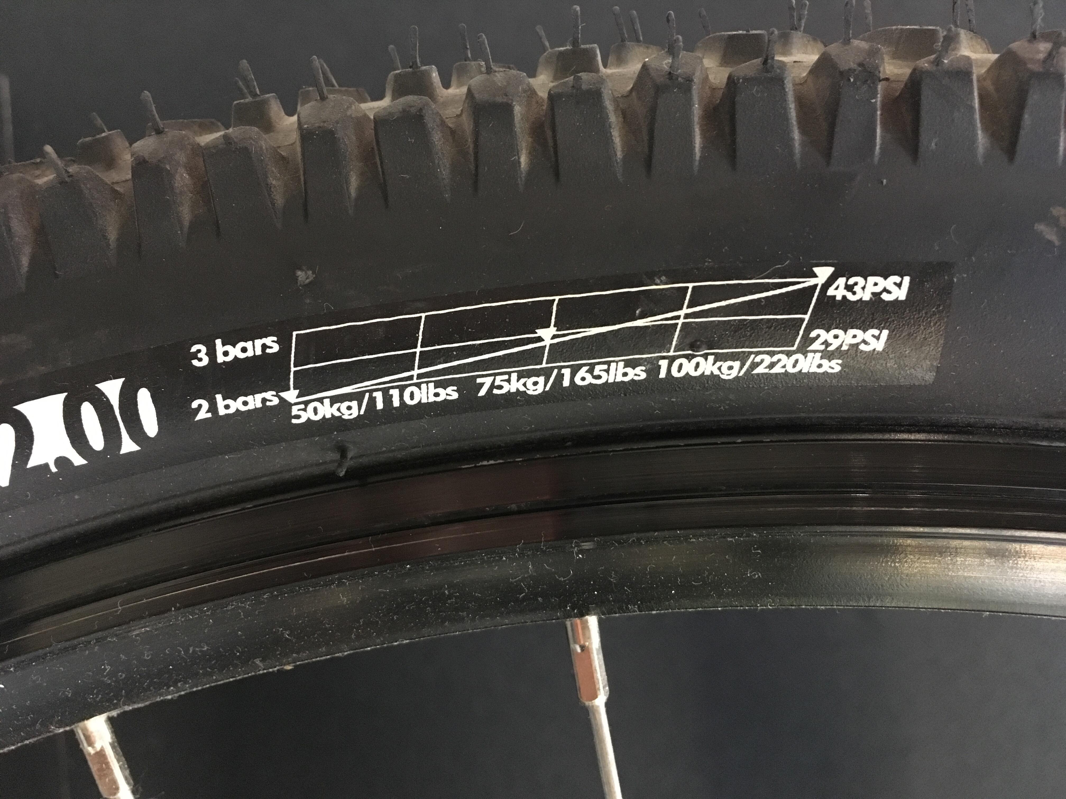 Pression des pneus VTT ROCKRIDER ST 100
