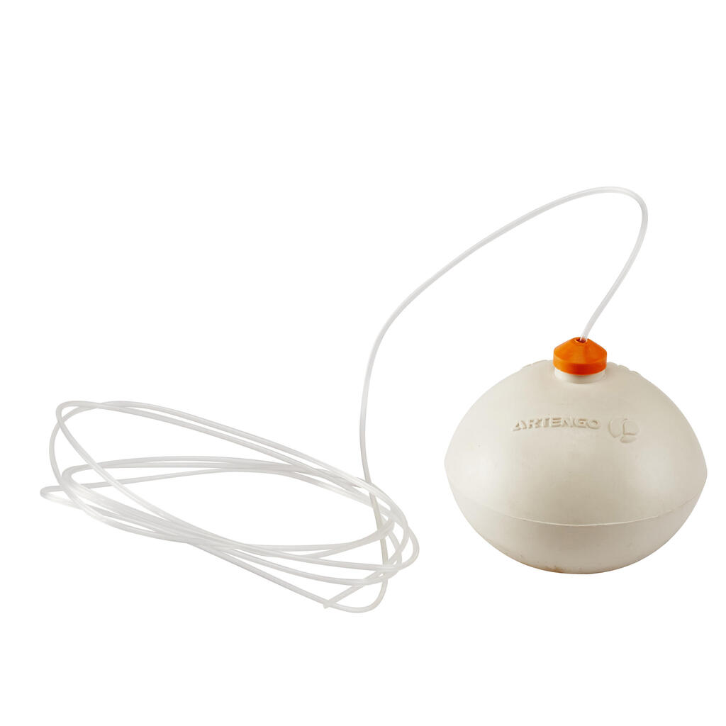 Spīdbola bumba “Turnball Perf”, balta gumija