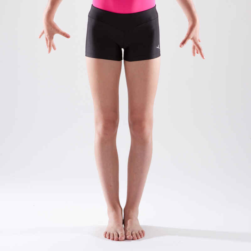 Mallas Cortas Leggins de Viscosa Mujer, pantalón corto para gimnasia  artística - Gimnasia Artística