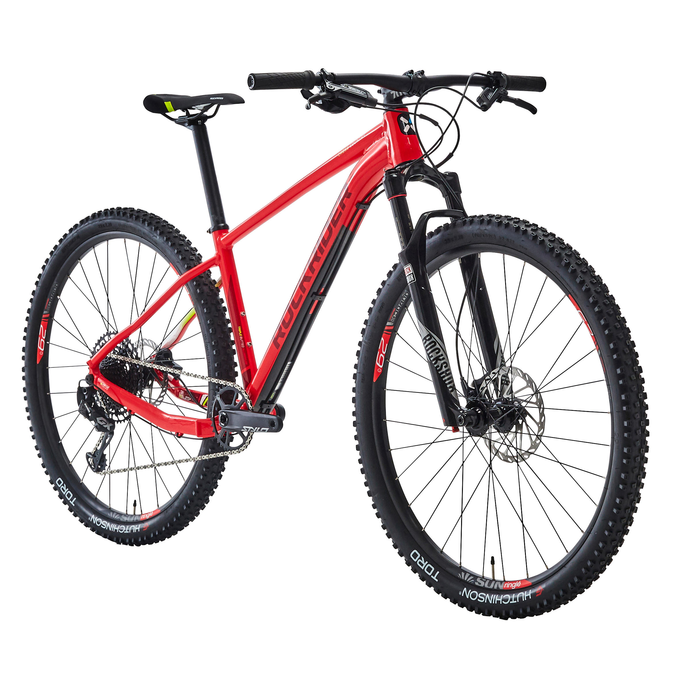 XC 500 29 12 Speed Mountain Bike Red ROCKRIDER Decathlon