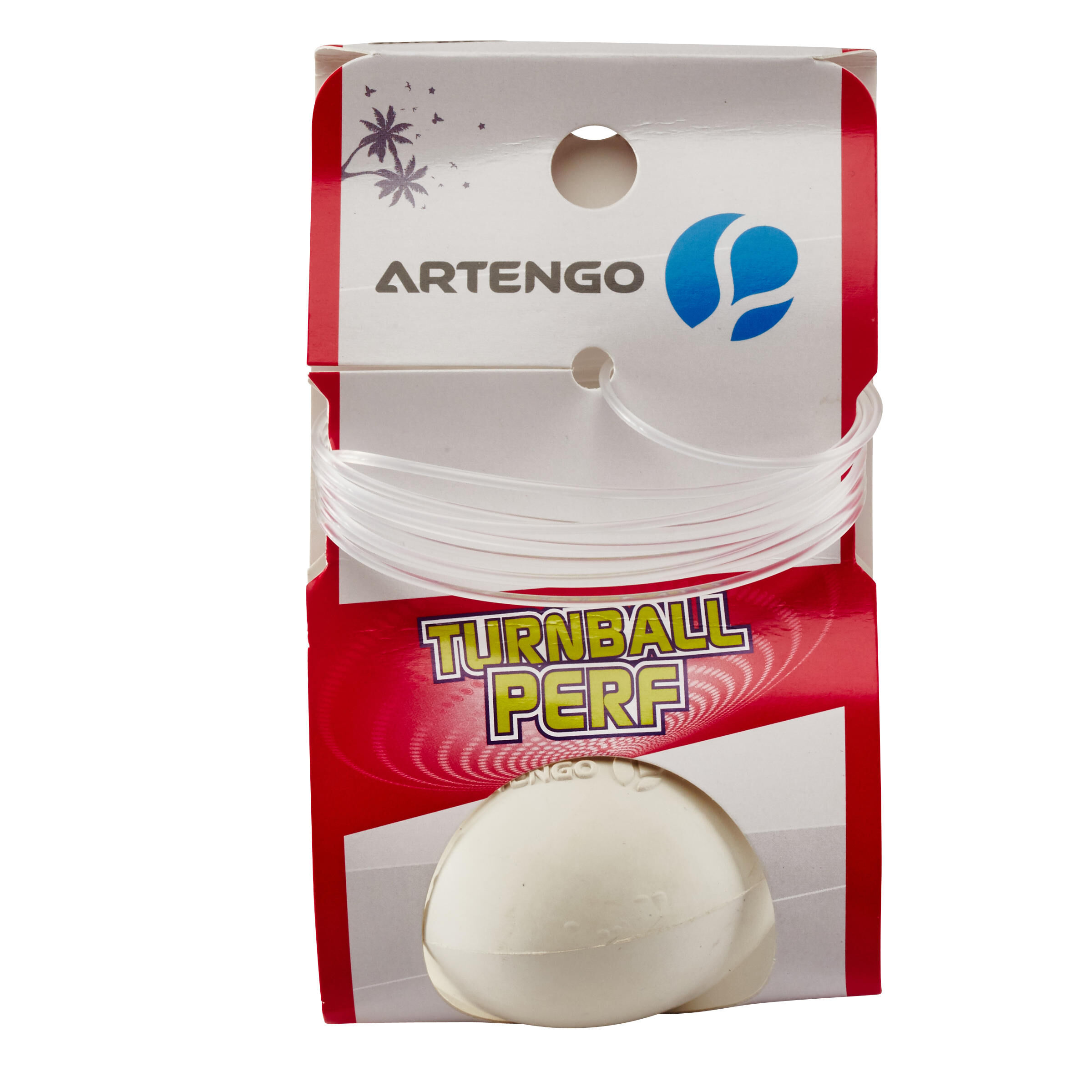ARTENGO Turnball Perf Speedball Ball - White Rubber