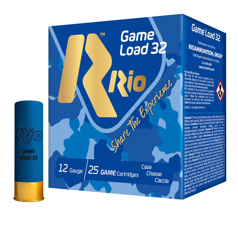 Cartucho Caza Rio 20 32Gr Calibre 12/70