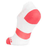 RS 160 Kids' Low Sports Socks Tri-Pack - White/Pink