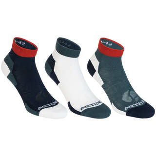 Mid Sport Socks RS 160 Tri-Pack - Grey/White/Red