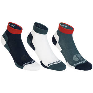 Mid Sport Socks RS 160 Tri-Pack - Grey/White/Red
