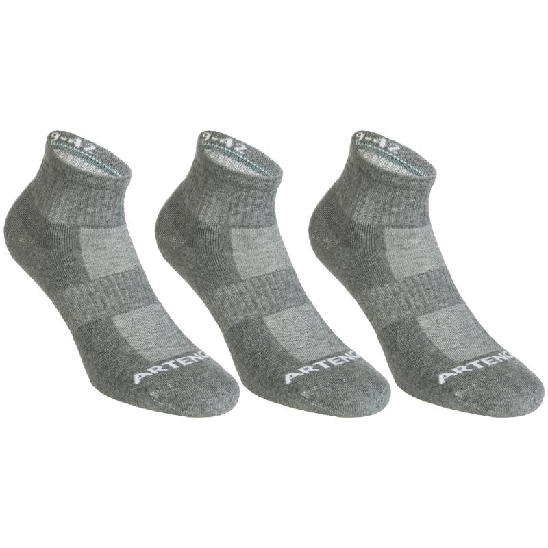 RS 500 Mid Sports Socks Tri-Pack - Grey RS 500 Mid Sports Socks Tri-Pack - Grey