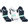 RS 160 Low-Cut Sports Socks Tri-Pack - Navy/White/Green