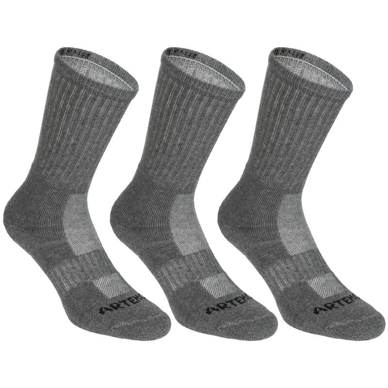CHAUSSETTES DE TENNIS HAUTES ARTENGO RS 500 LOT DE 3 ARTENGO Decathlon